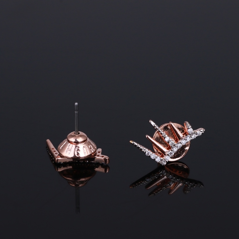 Henri Bendal Rose Gold Earrings - Picture 4 of 6